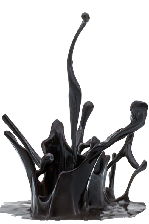 black, ink, splash, HP, Hewlett Packard, Prior & Nami Business Systems