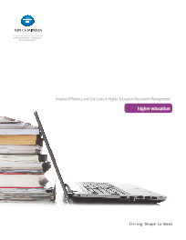ECM, Higher Education, Konica-Minolta, Prior & Nami Business Systems