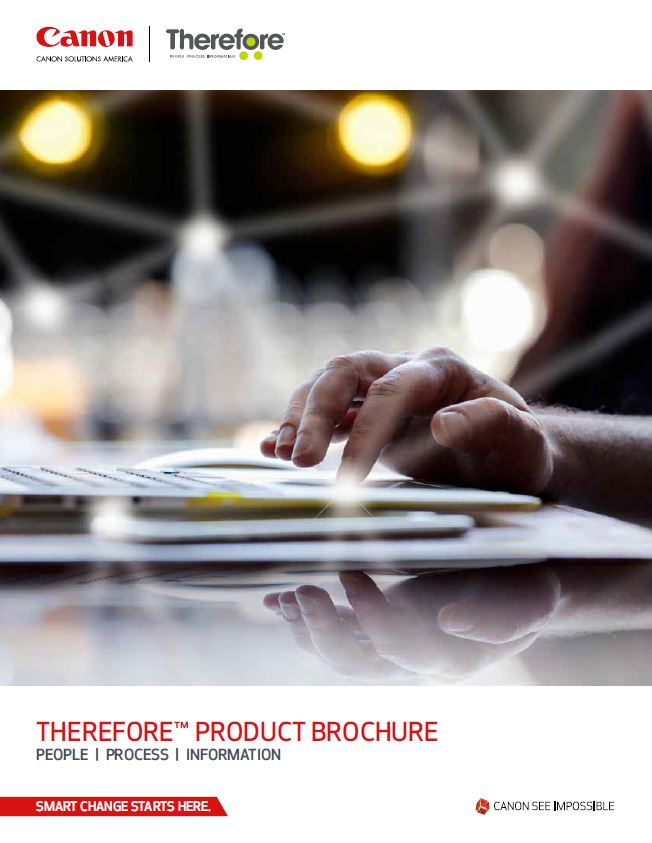 brochure, canon therefore, Prior & Nami Business Systems