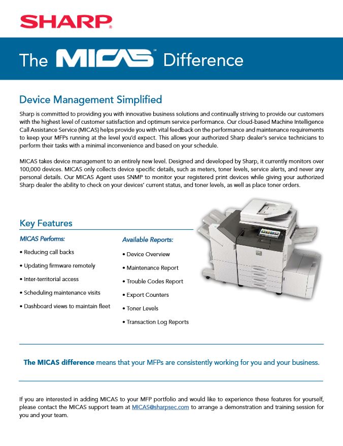 Sharp, Micas, Prior & Nami Business Systems